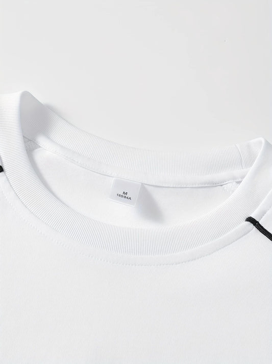 Else & What Signature Printed Round-Neck T-Shirt — Pure WhiteDescription